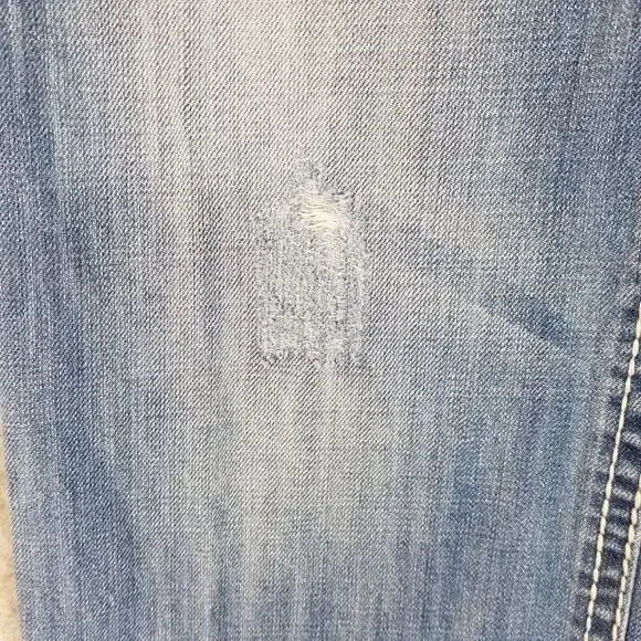 Rock & Roll Cowboy denim jeans men's 38x32 double barrel relaxed straight